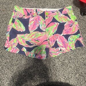 Lilly‎ Pulitzer Floral Print Women's Shorts, The Callahan Shorts size 6